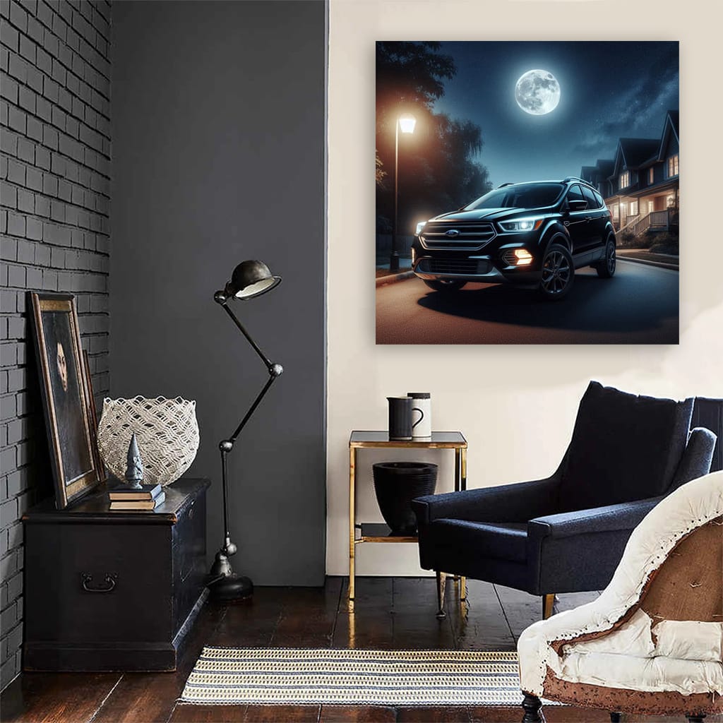 Ford Escape SUV Night Adventure - Sleek and Stylish Ride