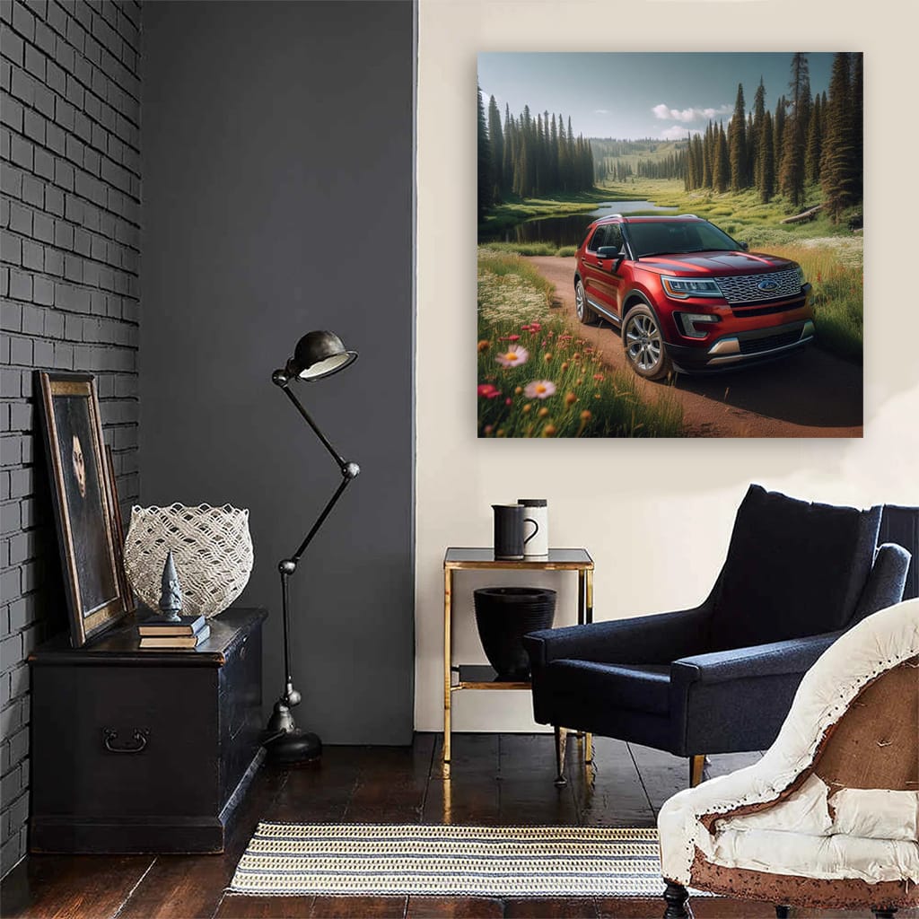 Ford Explorer SUV in National Park - Adventure Ready