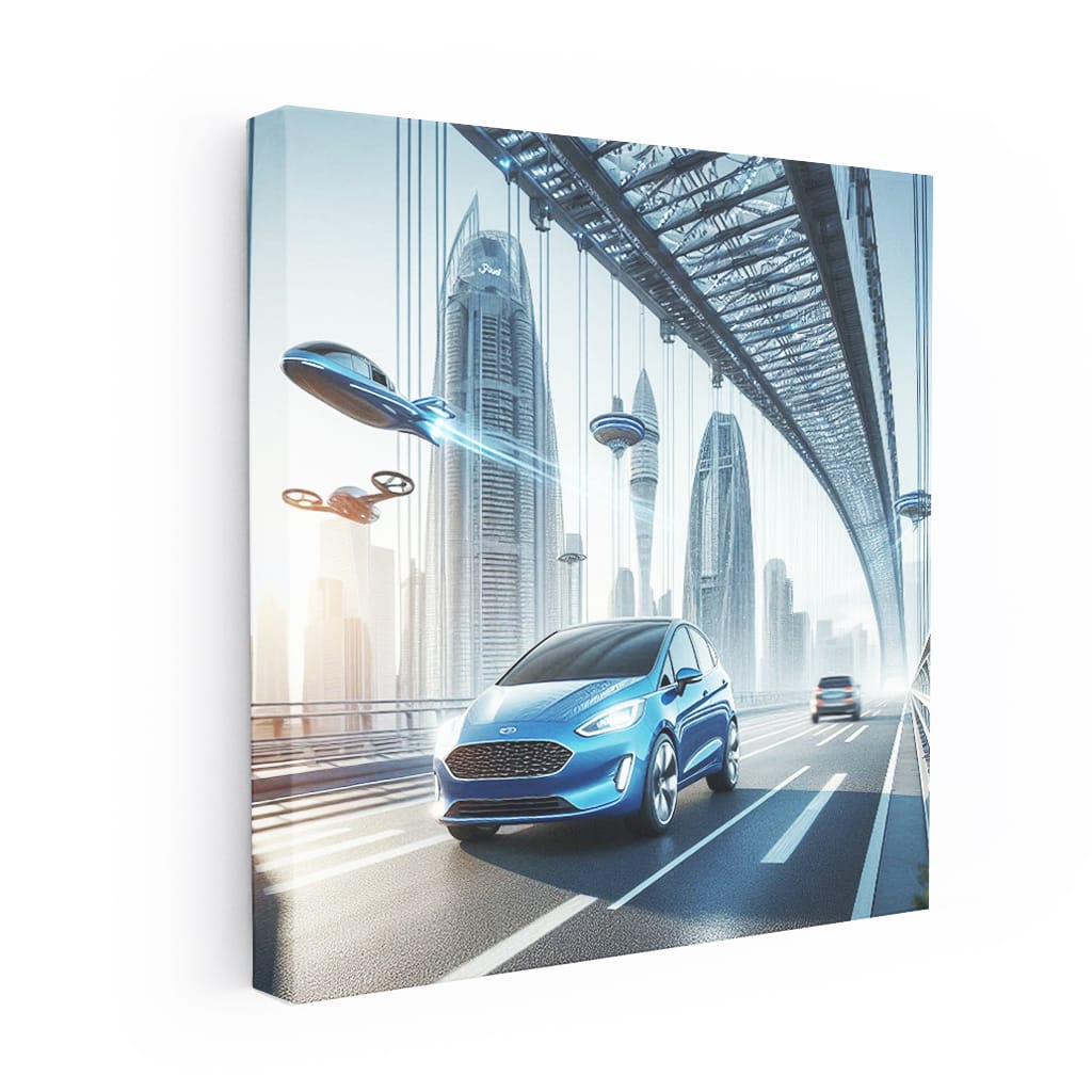 Ford Fiesta Over Bridge - Zippy and Fun to Drive