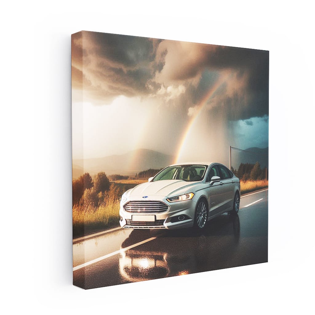 Ford Fusion in Overcast Weather - Stylish and Reliable