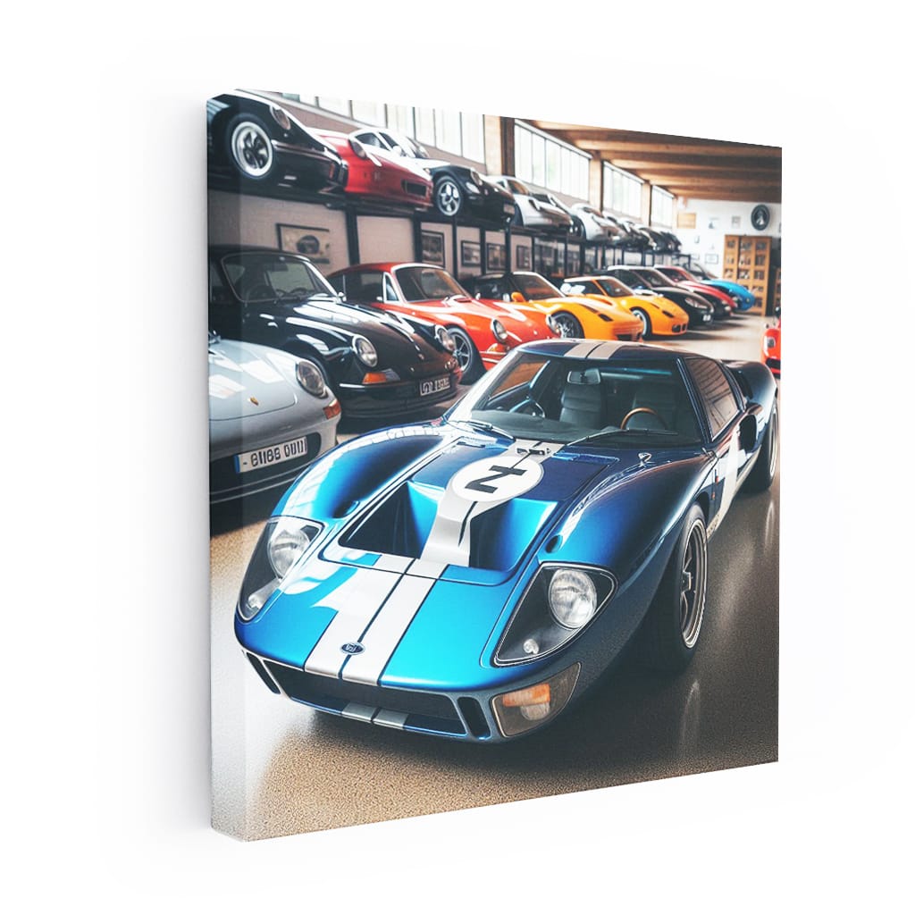 Ford GT40 in Parking - Iconic Speed Machine