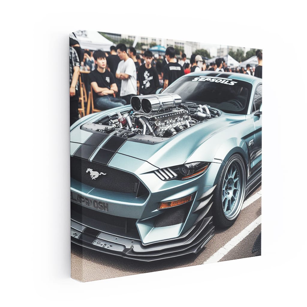 Ford Mustang GT Hood - Power and Performance Icon