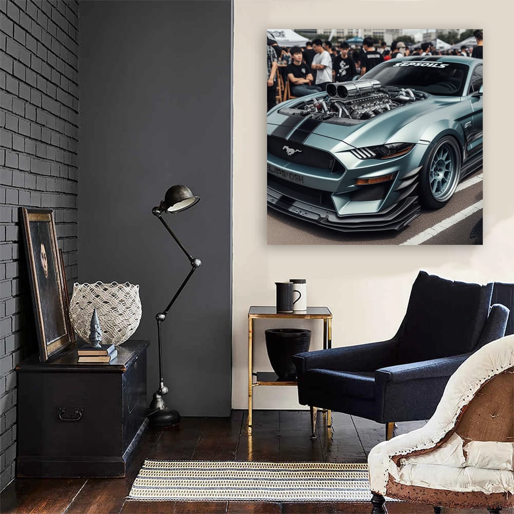 Ford Mustang GT Hood - Power and Performance Icon