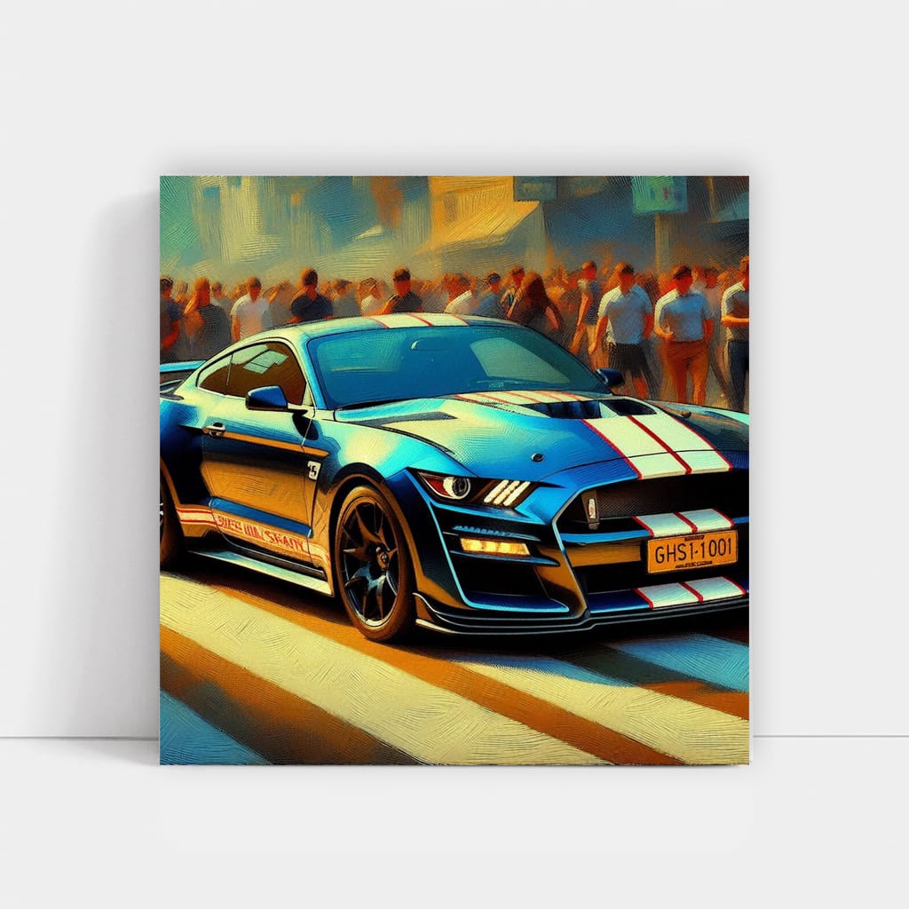 Impressionistic Ford Mustang Shelby GT500: Power & Elegance