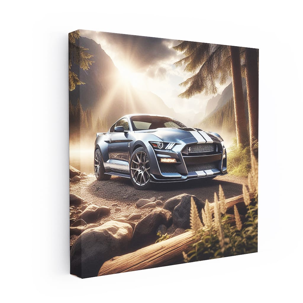 Ford Shelby GT500 Mustang in Nature - Power and Elegance