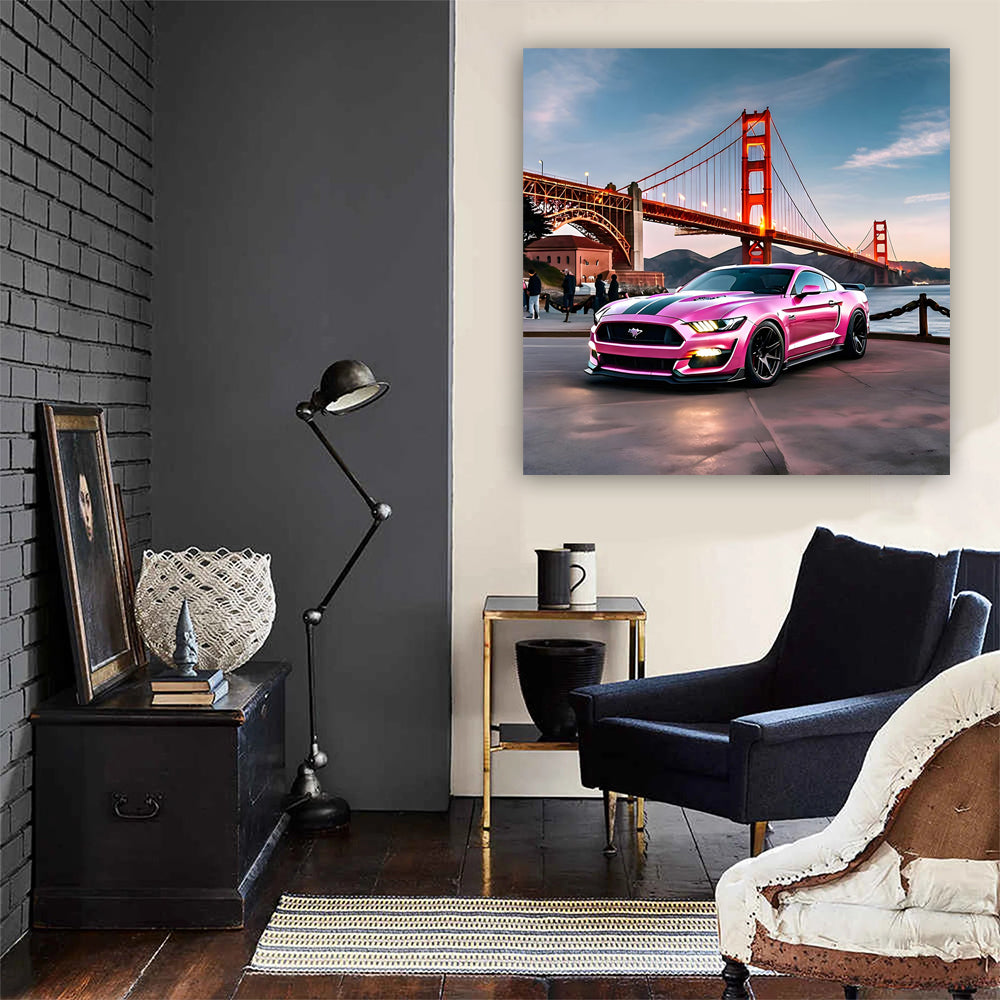 Pink Ford Mustang Shelby GT500 in San Francisco, CA - Bold Power