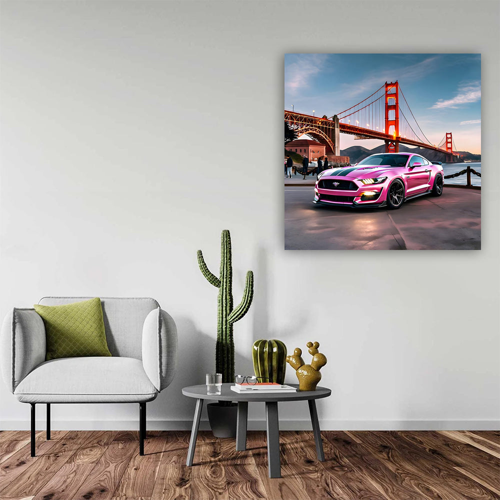 Pink Ford Mustang Shelby GT500 in San Francisco, CA - Bold Power