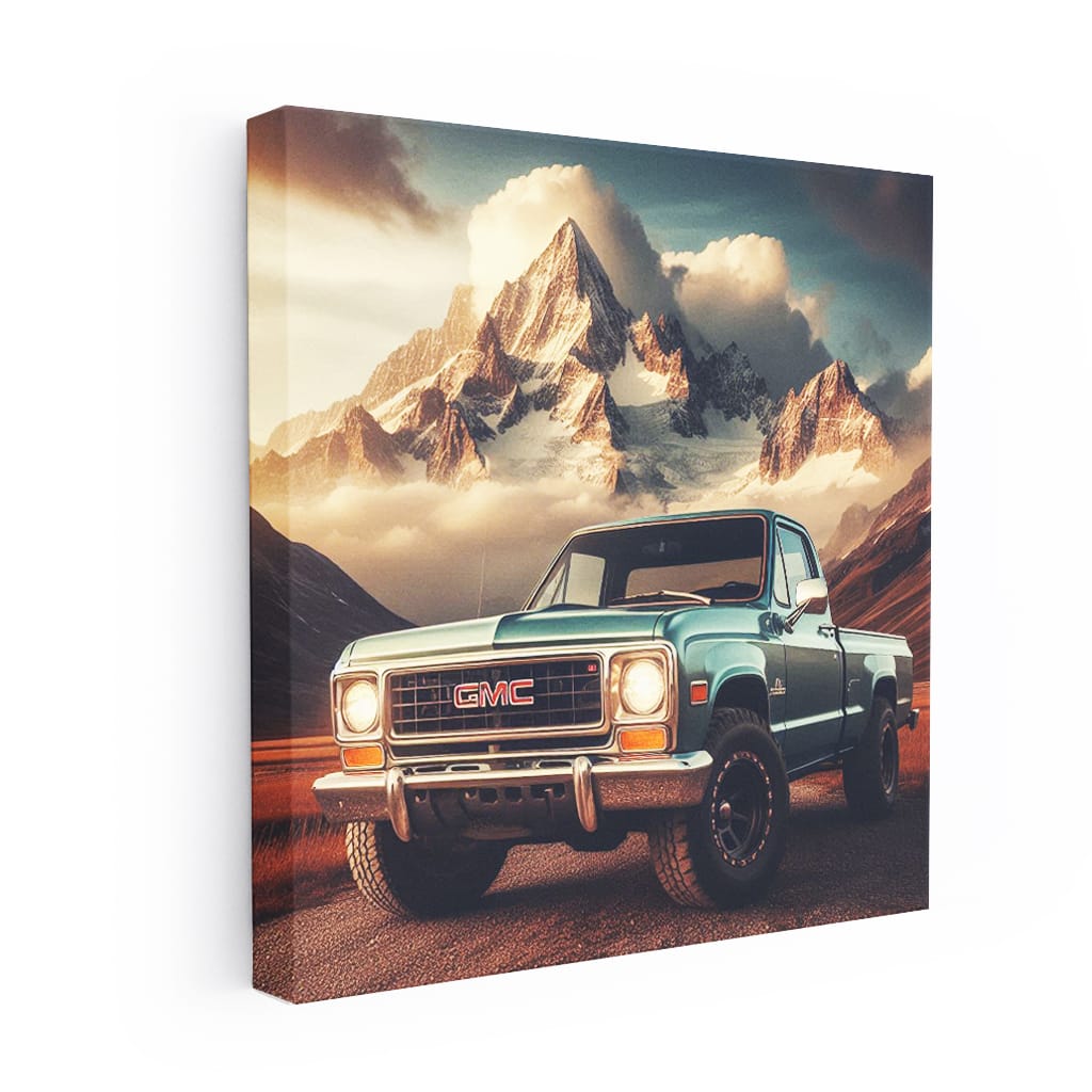 Vintage GMC Mountain Adventure - Classic Style & Charm
