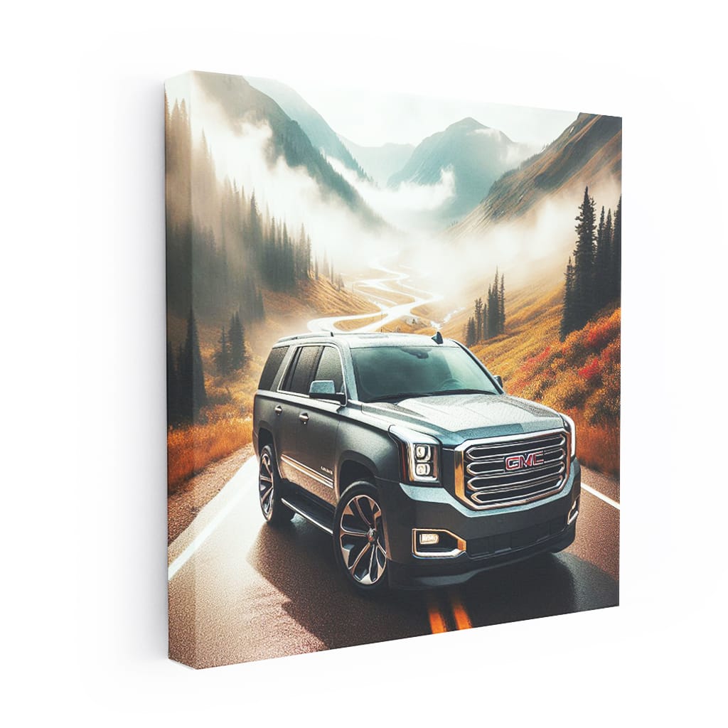 GMC Yukon in Overcast Skies - Robust and Reliable Drive