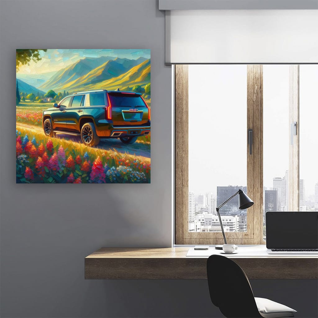 GMC Yukon in Impressionist Style - Bold and Timeless