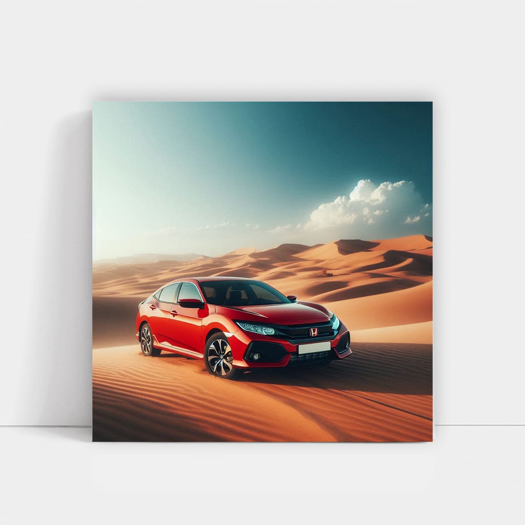 Honda Civic in Desert - Reliable and Stylish Ride