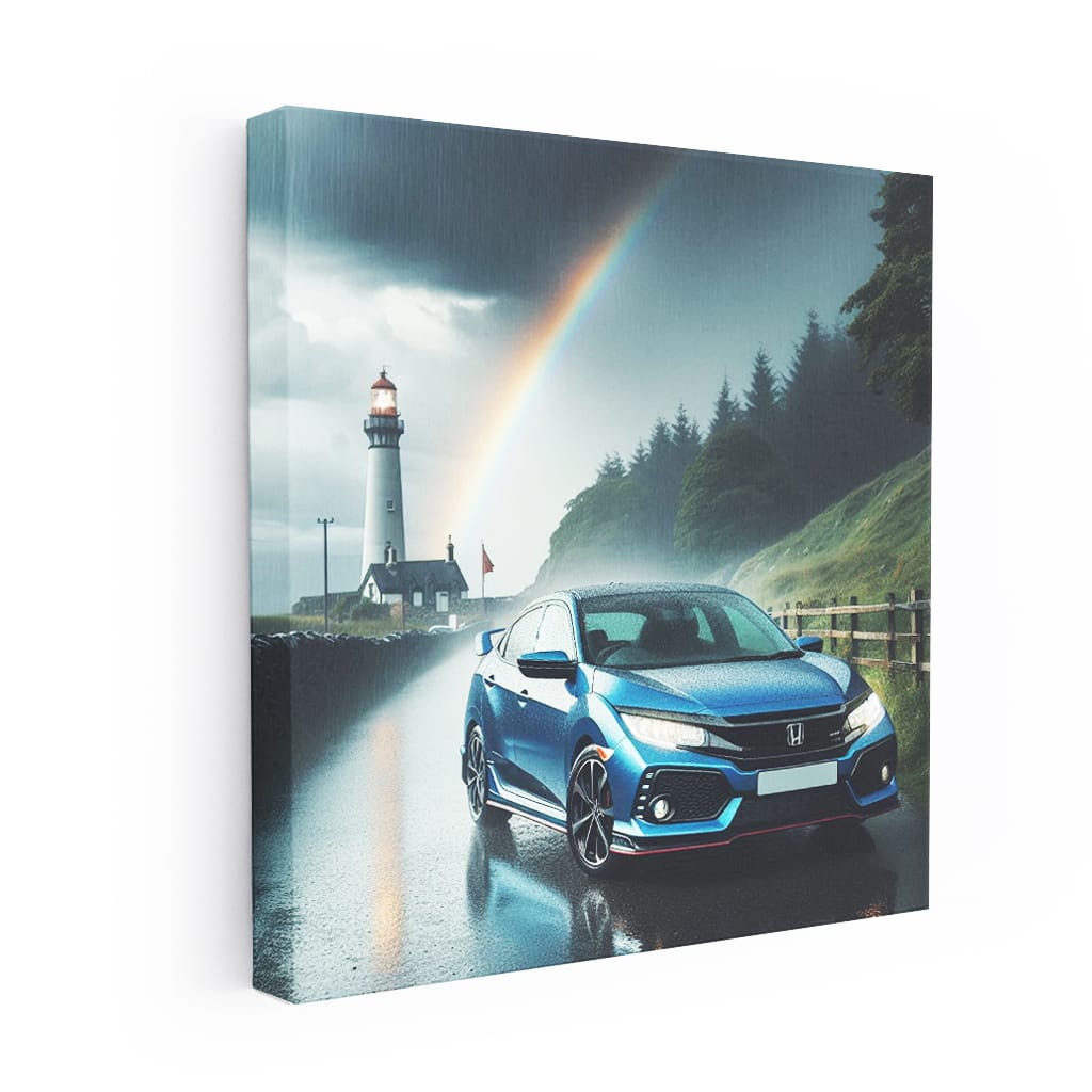 Honda Civic in Rainy Weather - Reliable and Stylish