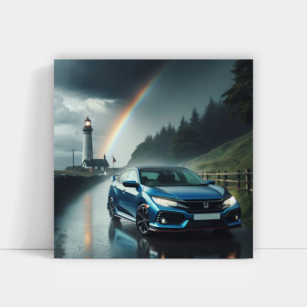 Honda Civic in Rainy Weather - Reliable and Stylish