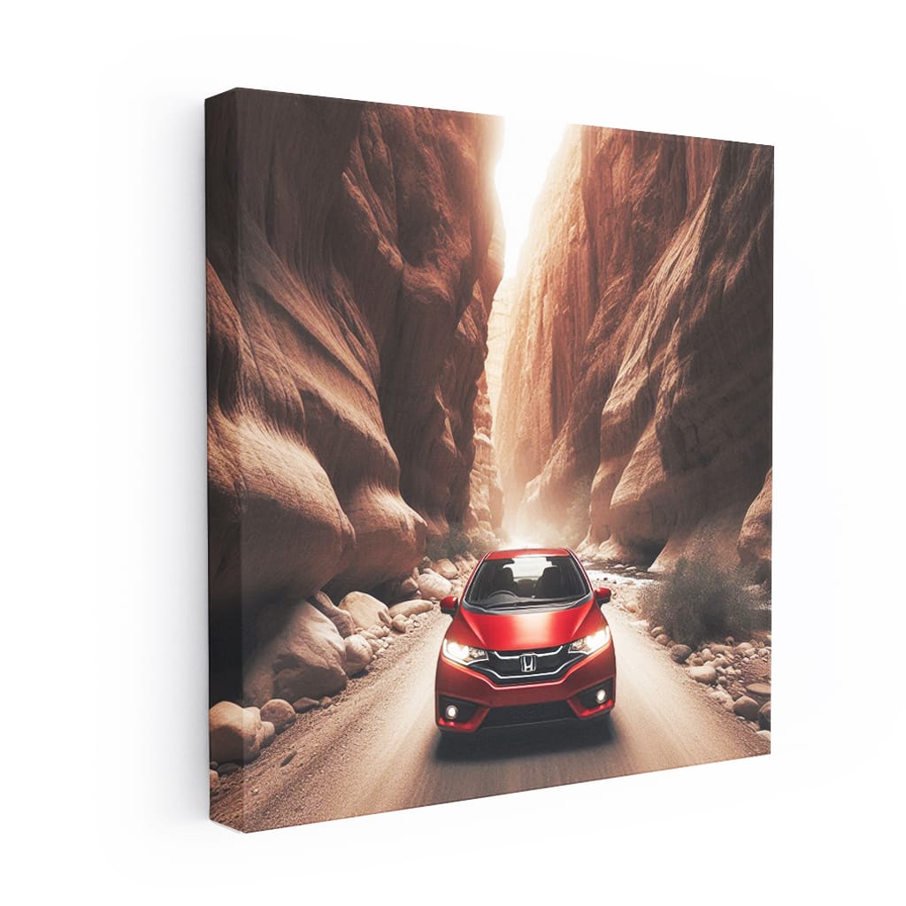 Honda Fit in Canyon - Compact Versatility and Adventure