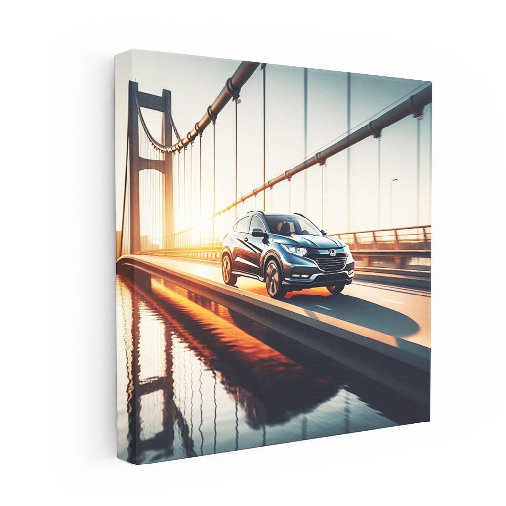 Honda HR-V on Bridge - Stylish and Versatile Crossover