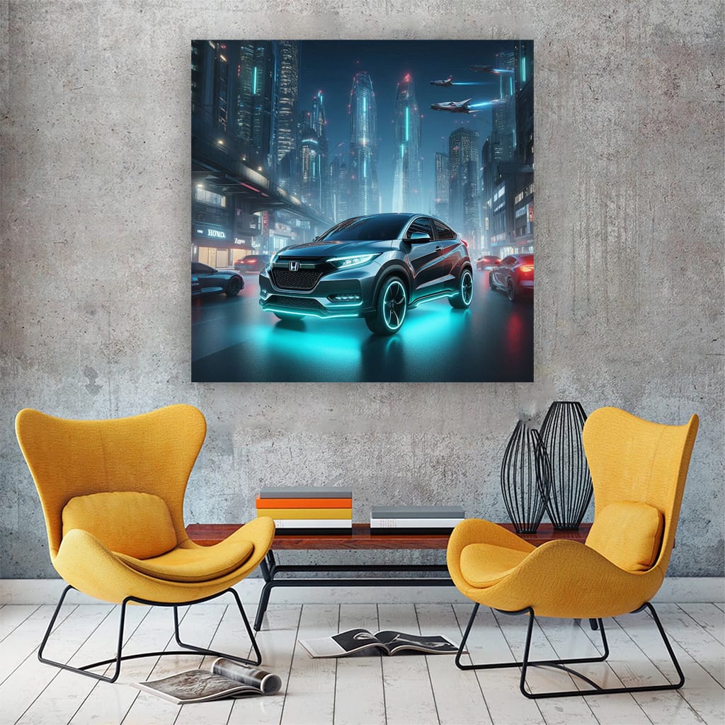 Honda HR-V Neon - Vibrant Style, Futuristic Drive