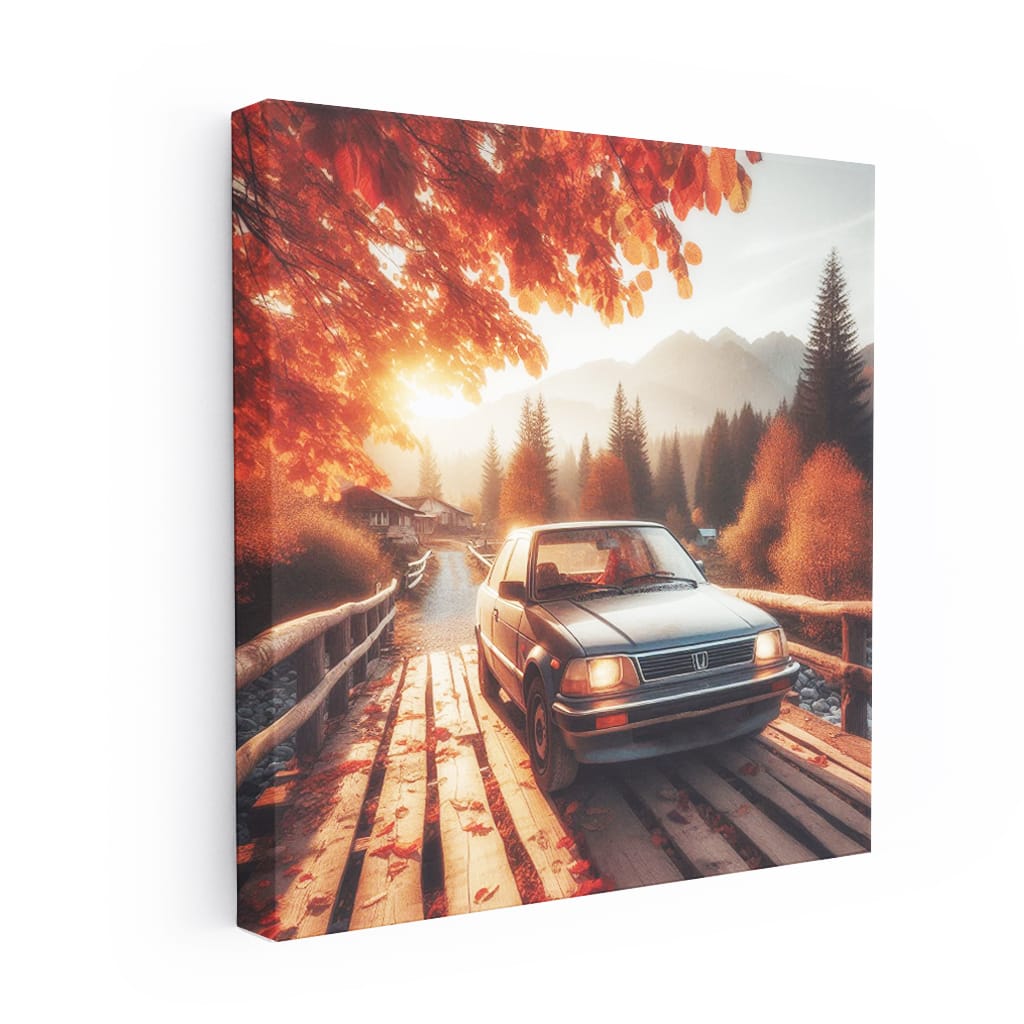 Vintage Honda Bridge - Classic Retro Vibes