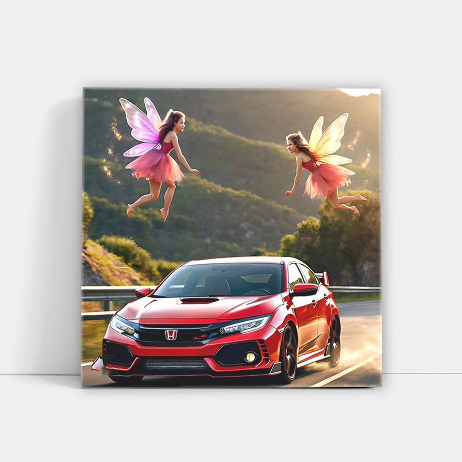Red Honda Civic Type R - Speedy Fairy Tale Car