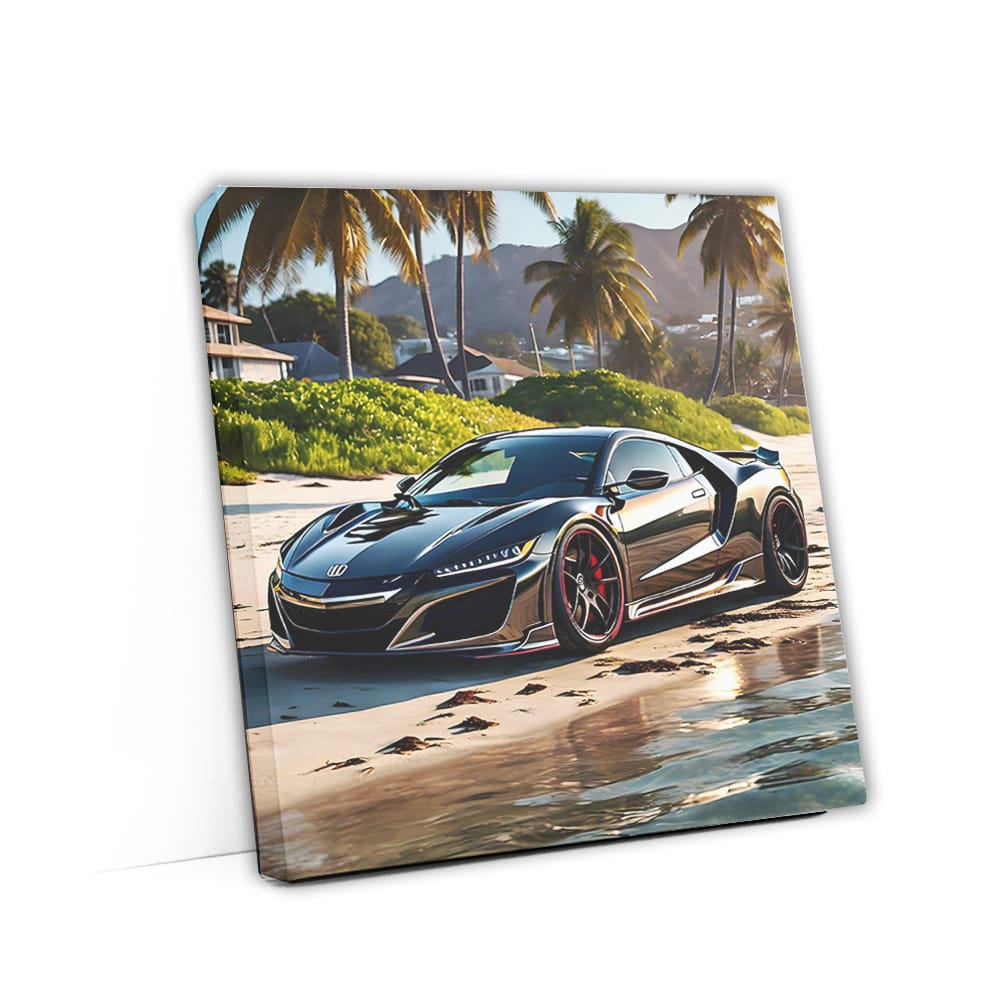 Sleek Black Honda NSX by Shore - Power Meets Elegance