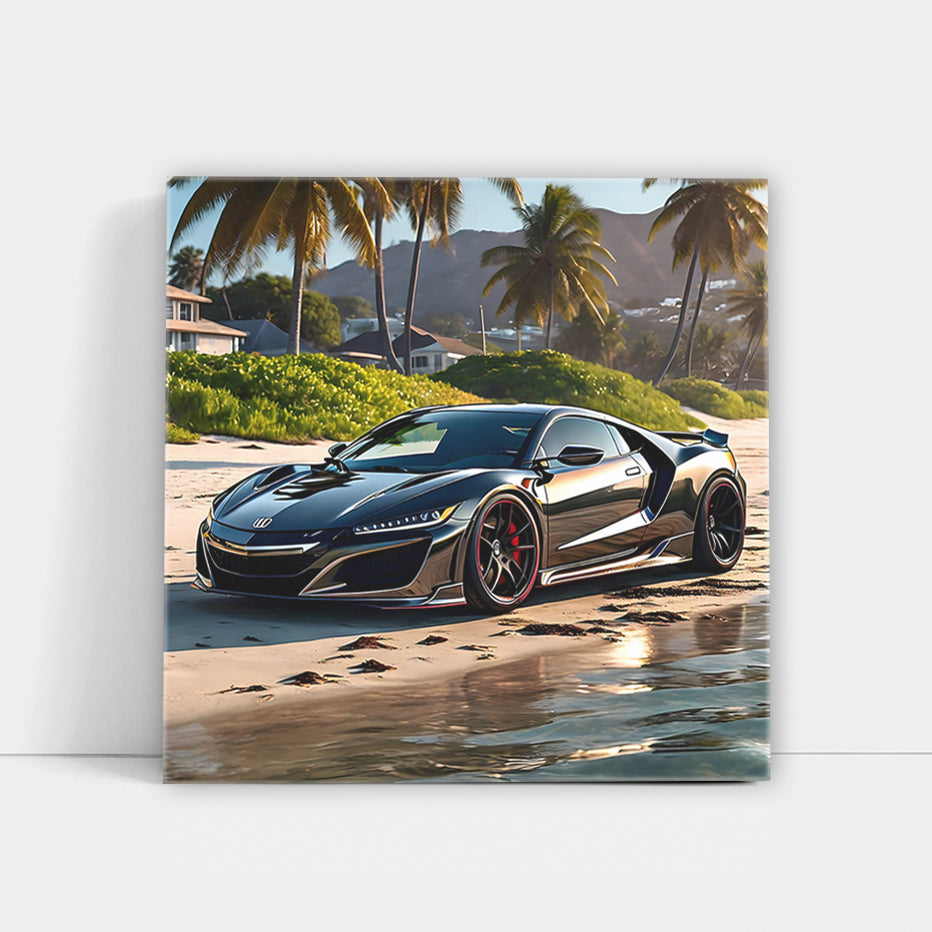Sleek Black Honda NSX by Shore - Power Meets Elegance