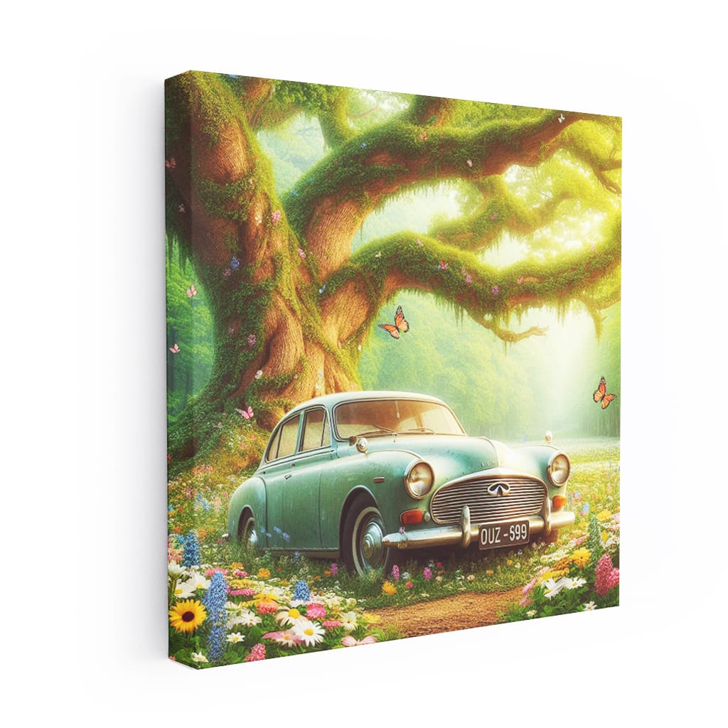 Vintage Infiniti - Timeless Retro Nature, Classic Allure