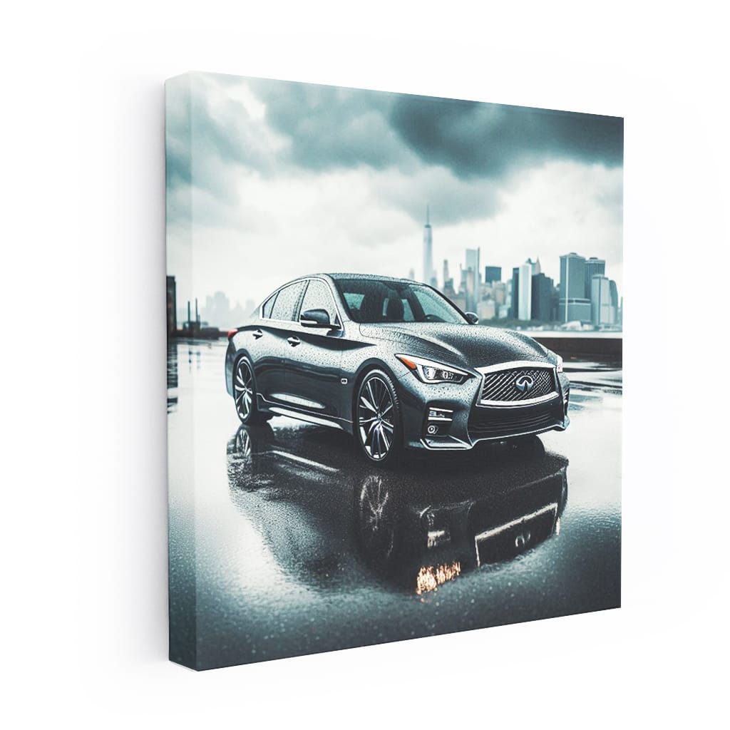 Infiniti Q50 Under Cloudy Skies - Elegance Meets Power