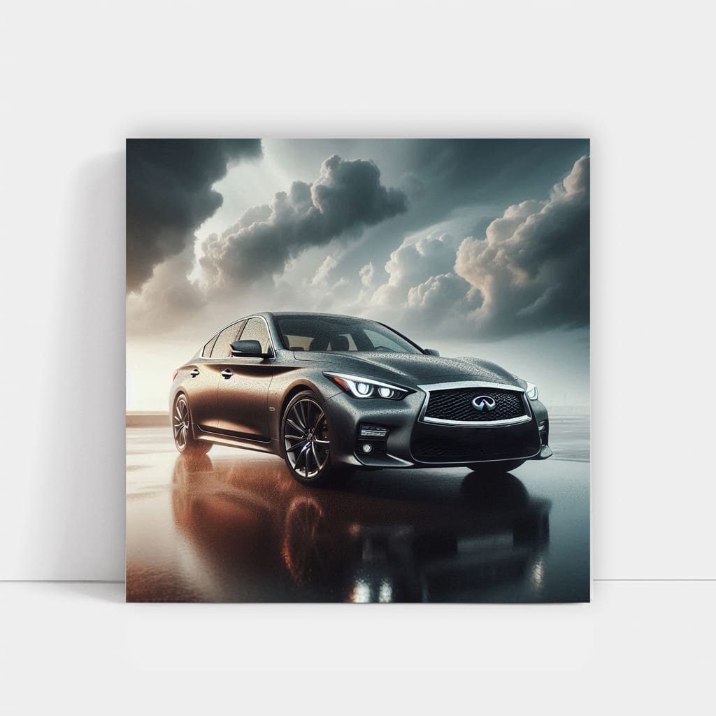 Infiniti Q50 in Overcast Weather - Elegance Meets Performance