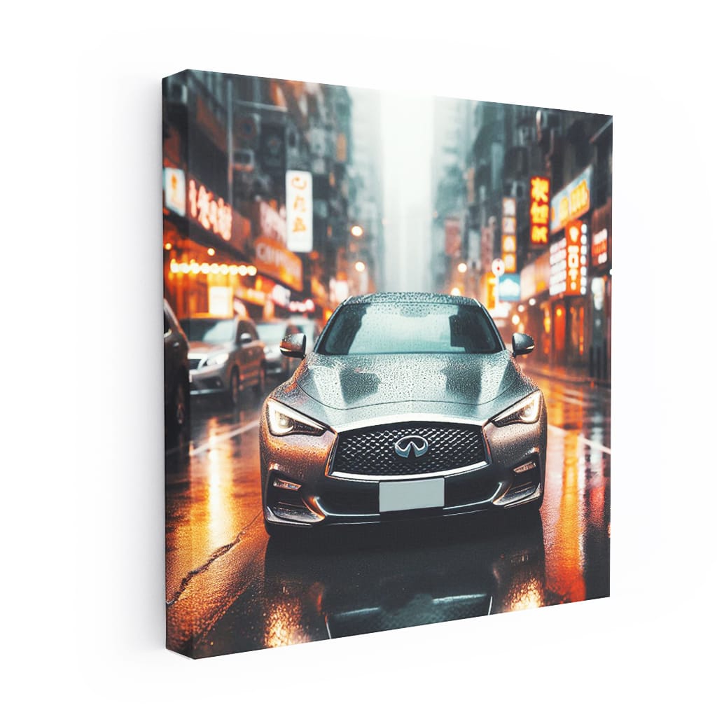Infiniti Q60 in Rainy Weather - Elegance in Motion