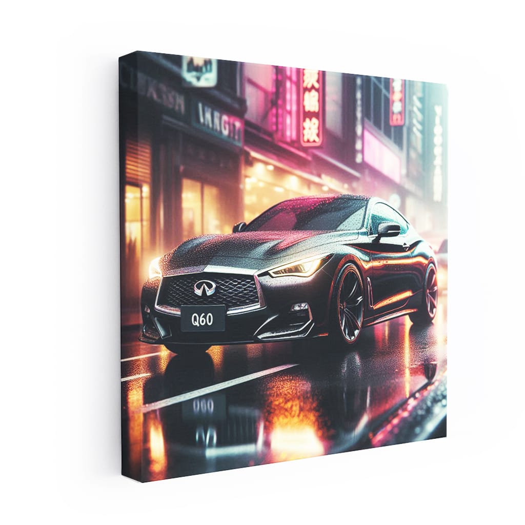 Infiniti Q60 in Rainy Weather - Graceful Performance