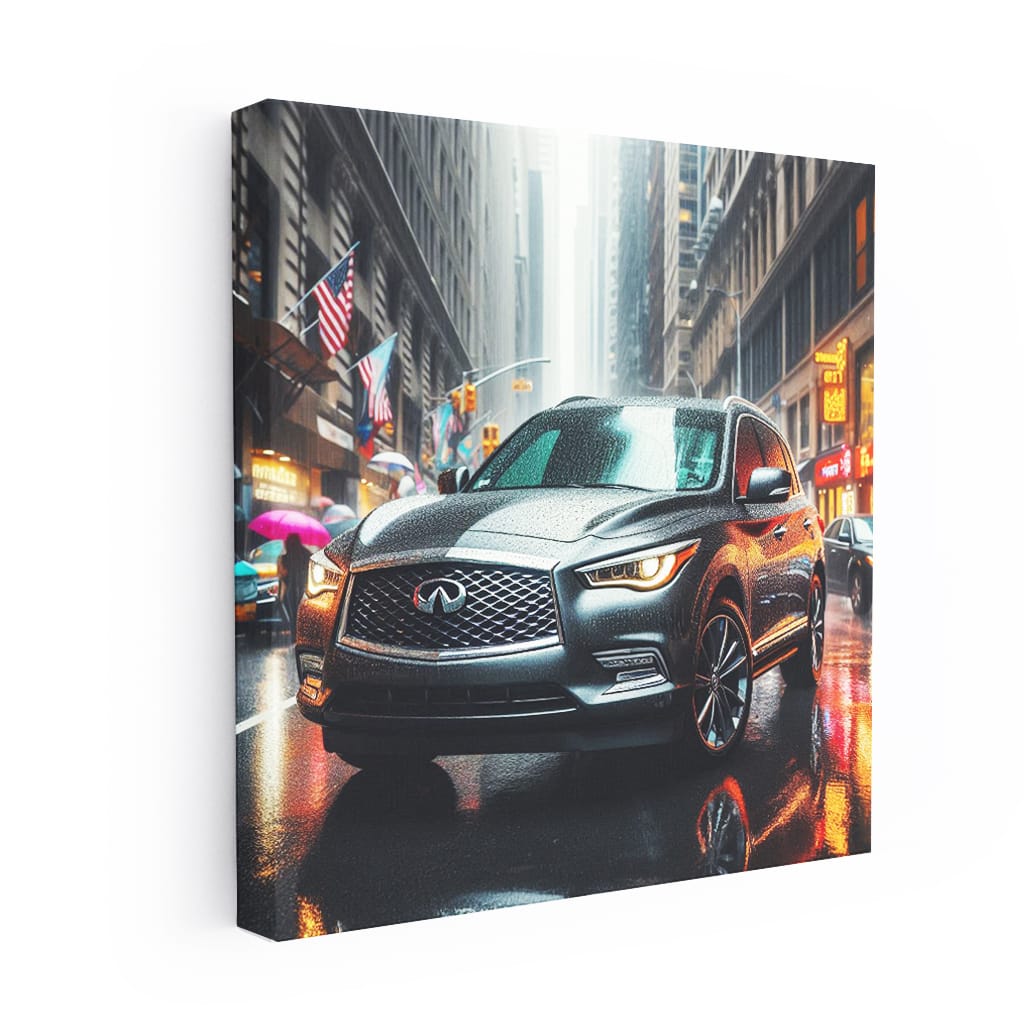 Infiniti QX60 in Rainy Weather - Elegance Meets All-Weather Versatility