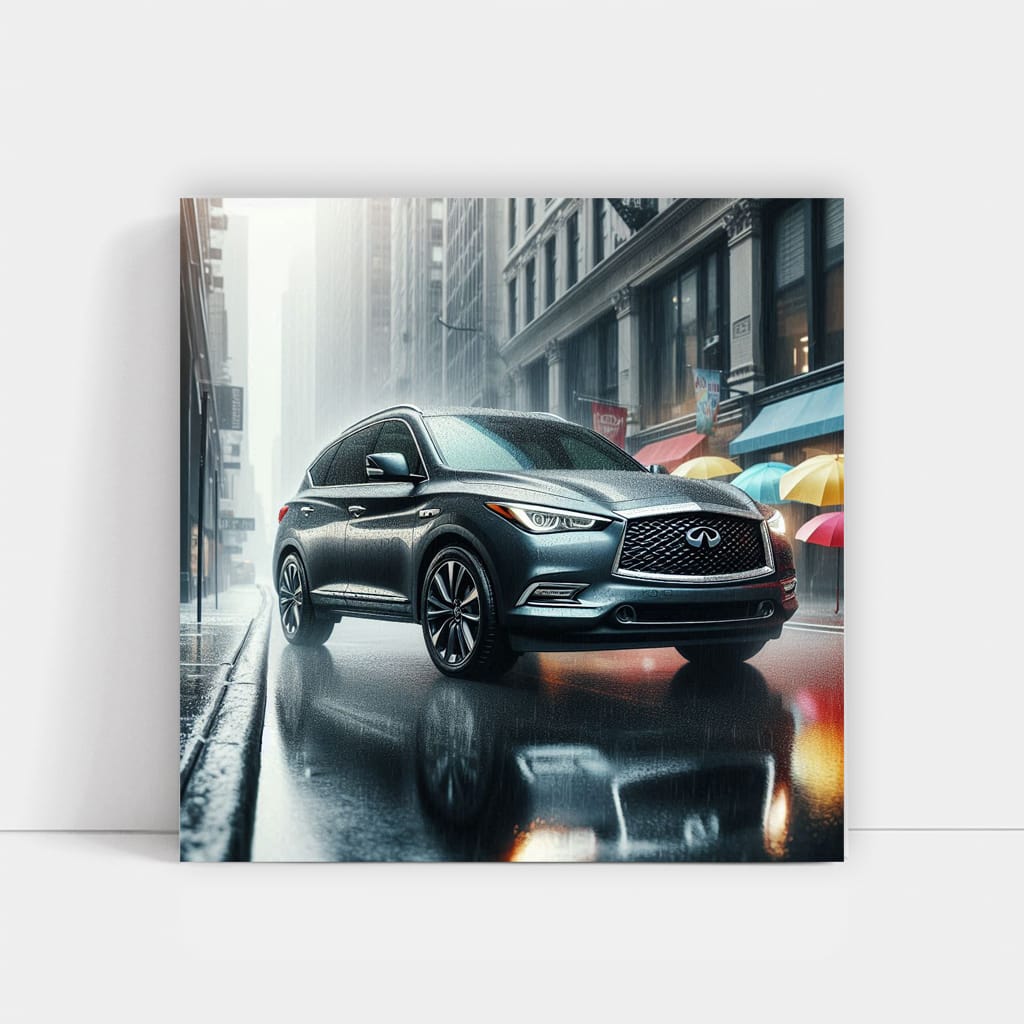 Infiniti QX60 in Rain: Elegance and Performance Unleashed