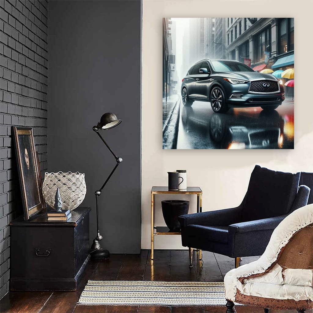 Infiniti QX60 in Rain: Elegance and Performance Unleashed