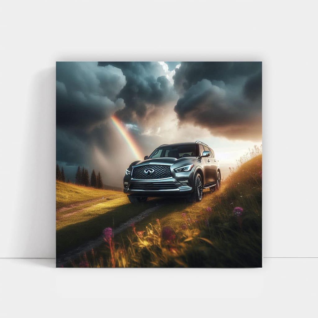 Infiniti QX80 in Overcast Weather - Bold Luxury SUV