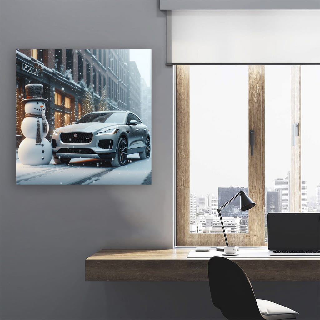 Jaguar E-Pace in Snowfall - Elegance Meets Performance