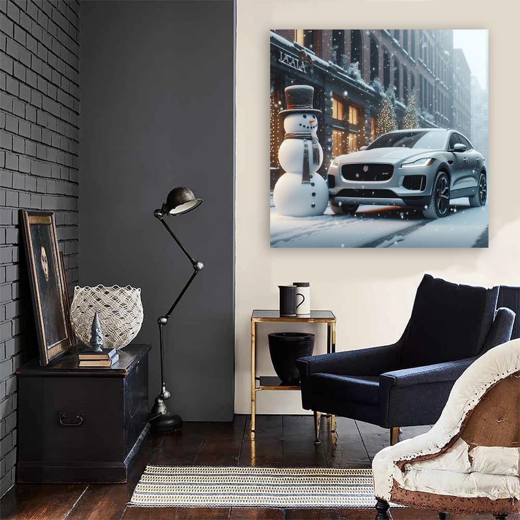 Jaguar E-Pace in Snowfall - Elegance Meets Performance