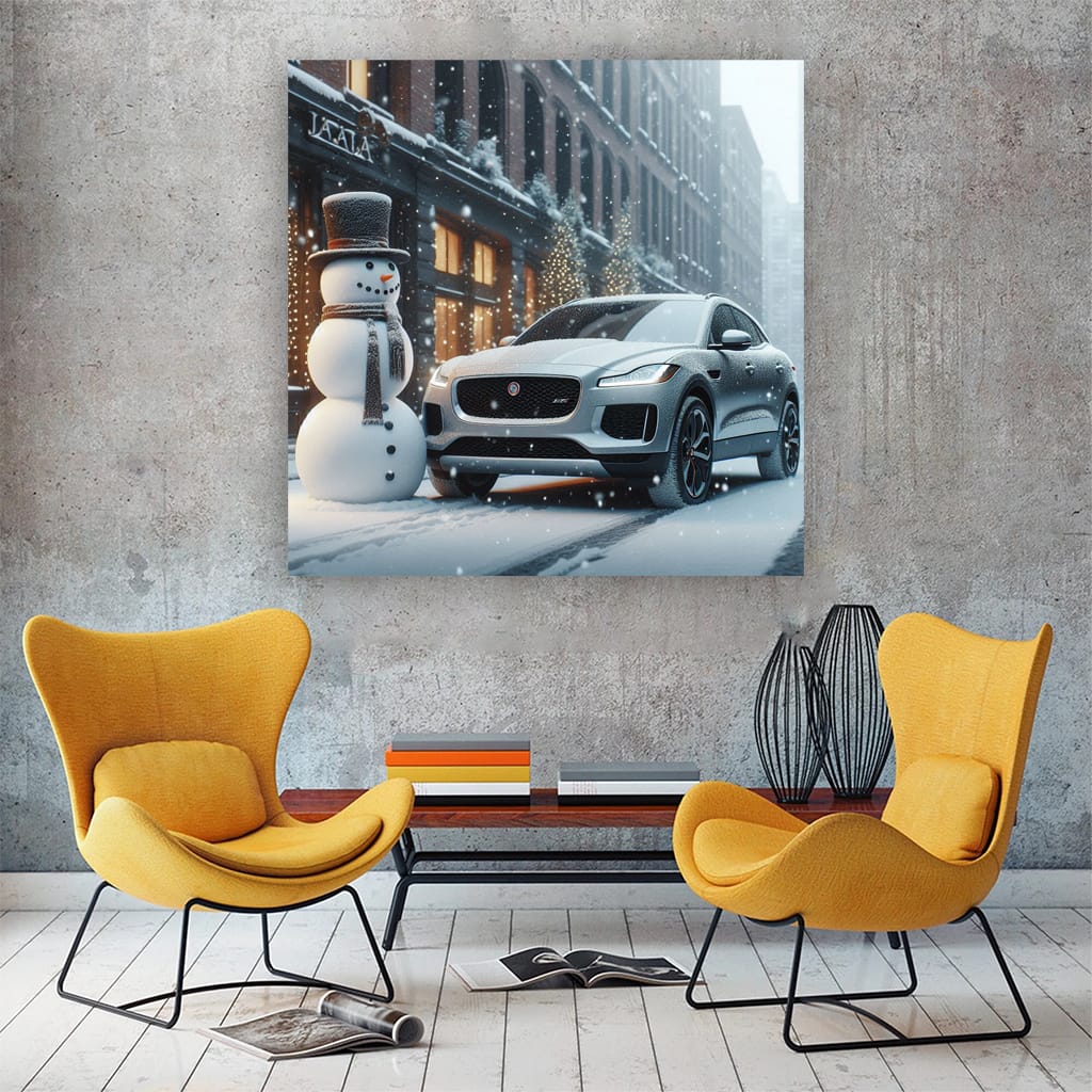 Jaguar E-Pace in Snowfall - Elegance Meets Performance