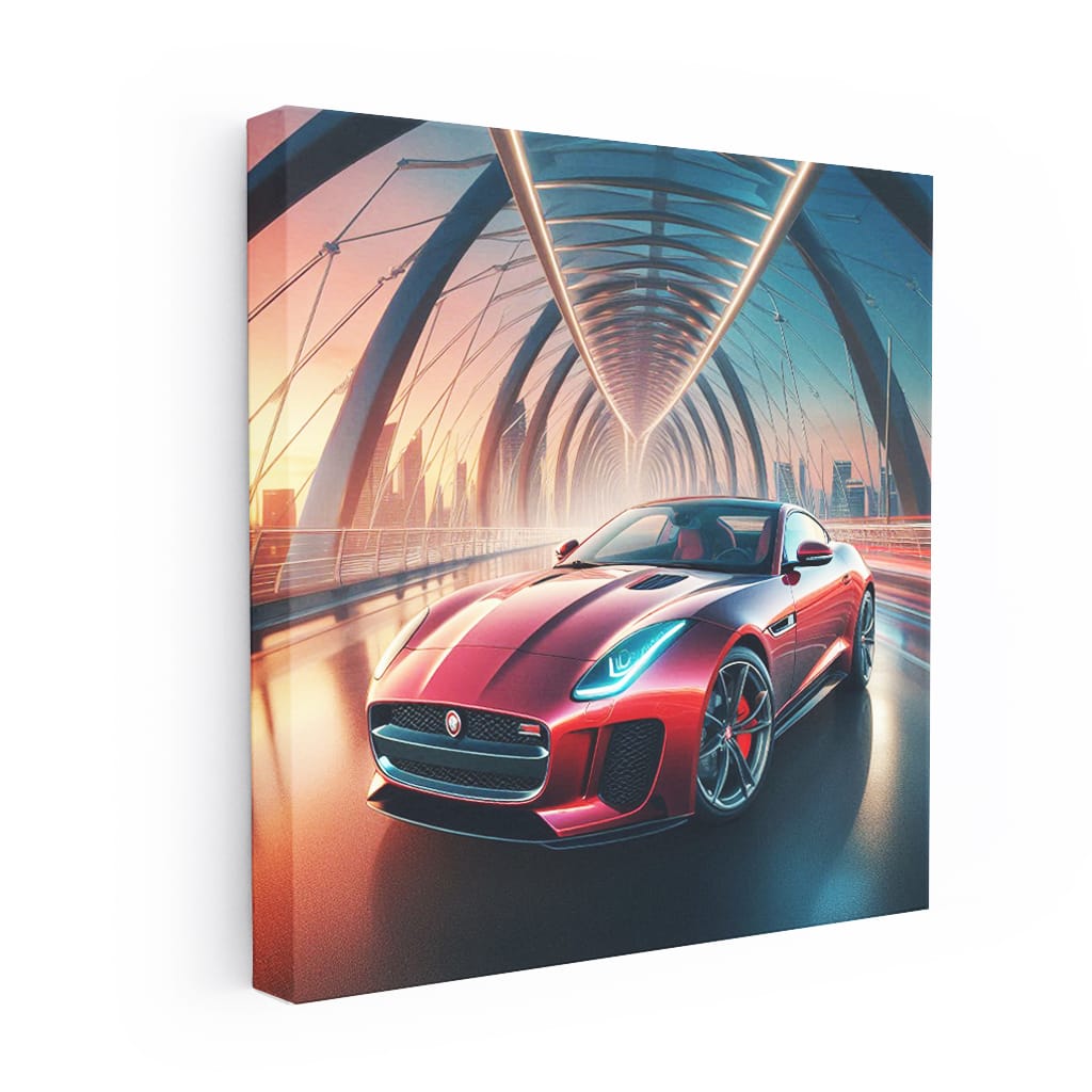 Jaguar F-Type Bridge View - Sleek Performance Icon