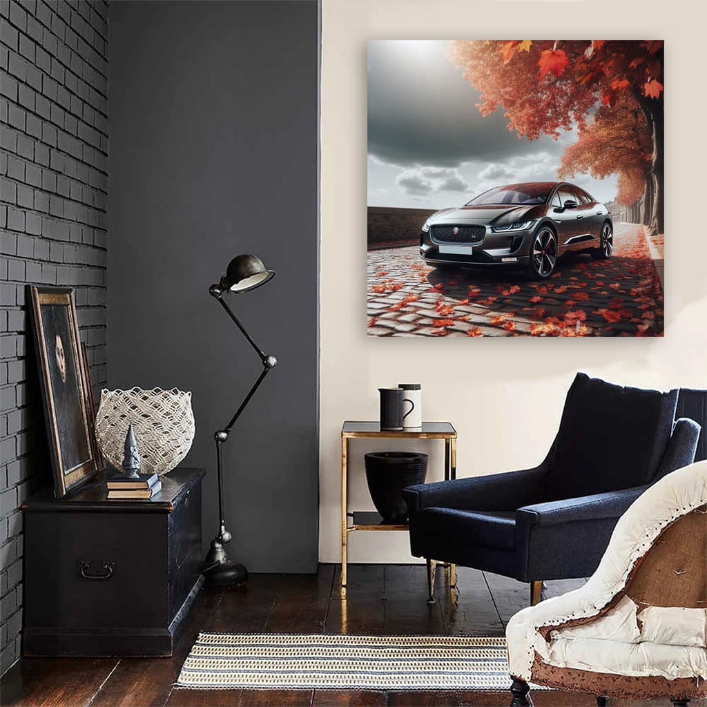 Jaguar I-Pace in Overcast Skies - Elegance Meets Innovation