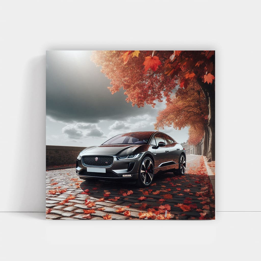 Jaguar I-Pace in Overcast Skies - Elegance Meets Innovation