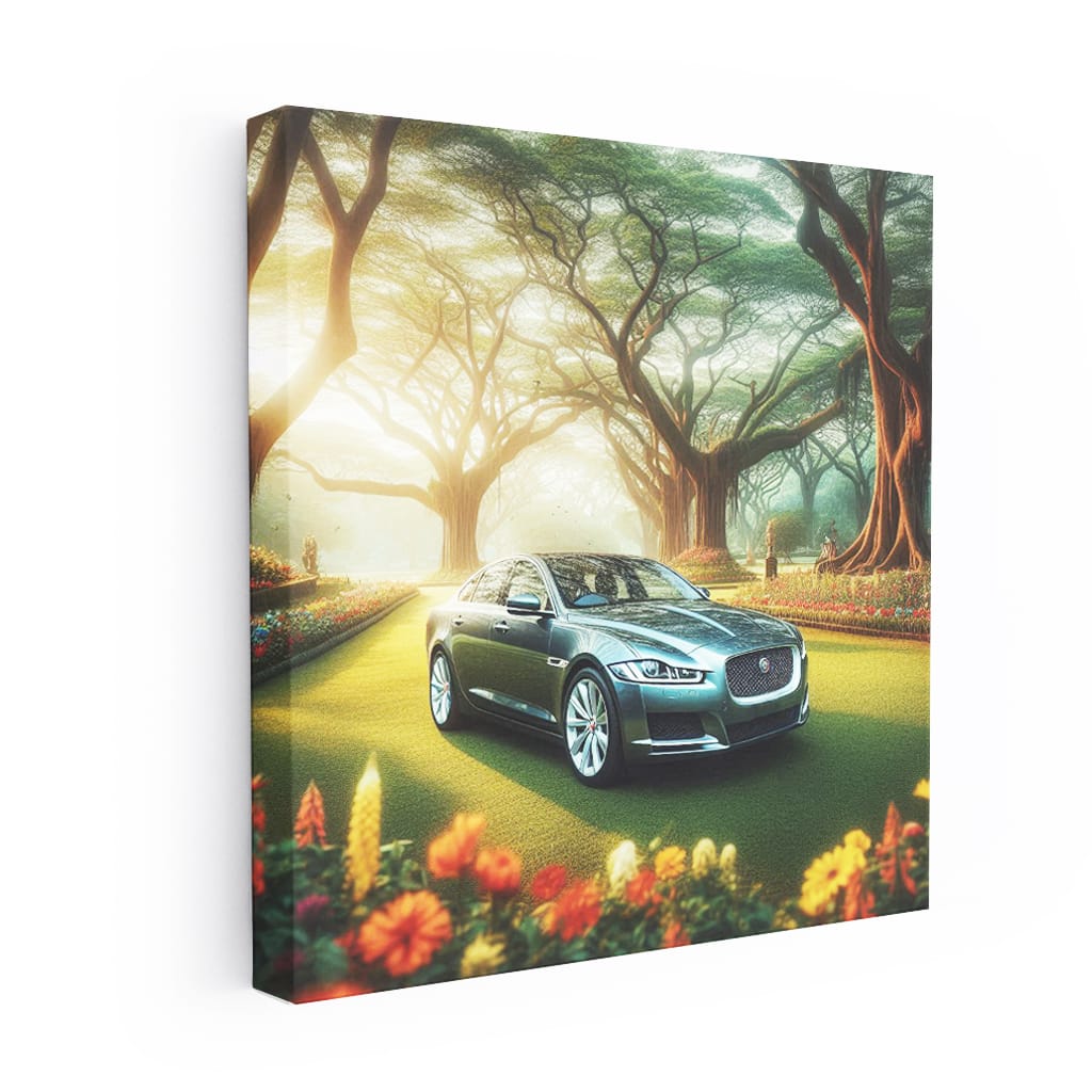 Jaguar XJ in National Park - Elegance Meets Untamed Spirit