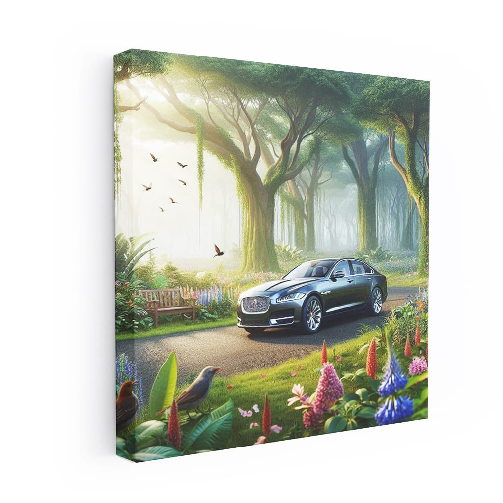 Jaguar XJ in National Park - Elegance Meets Power