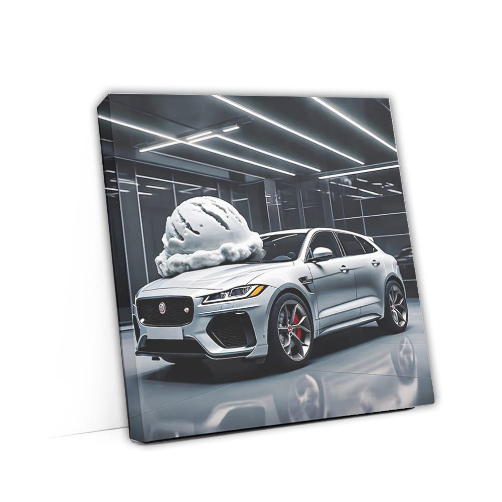 Jaguar F-Pace SVR Silver Ice - Cool, Powerful, Sleek Ride