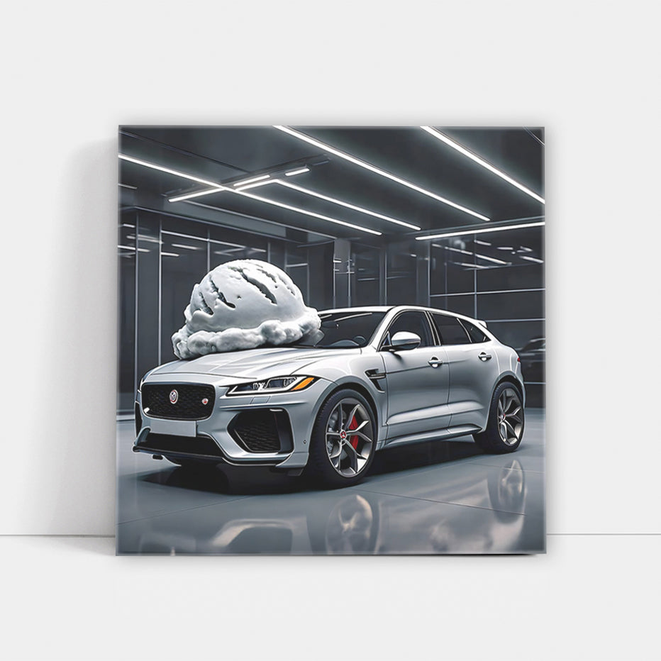 Jaguar F-Pace SVR Silver Ice - Cool, Powerful, Sleek Ride