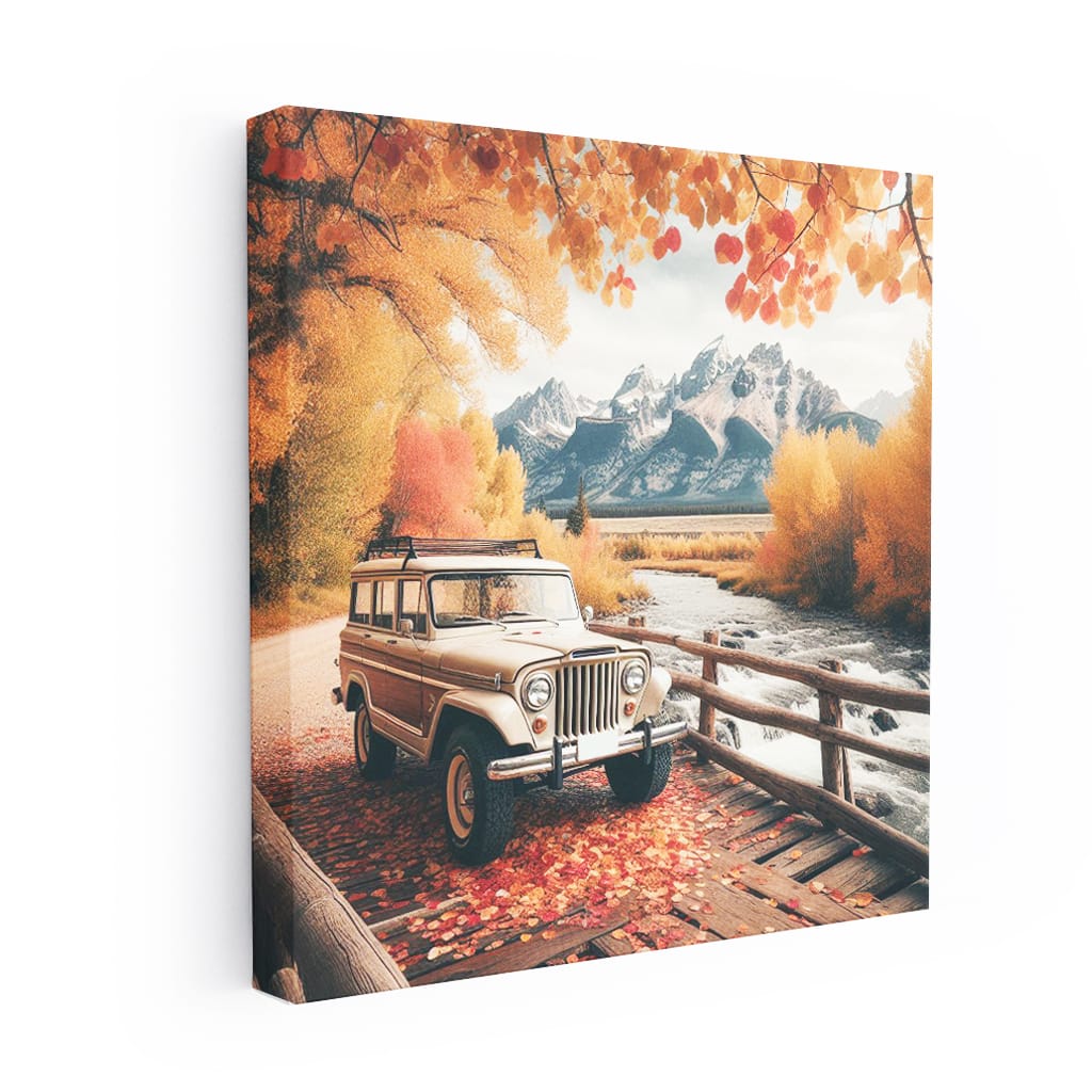 Jeep Wagoneer Over Bridge - Iconic Adventure Ready
