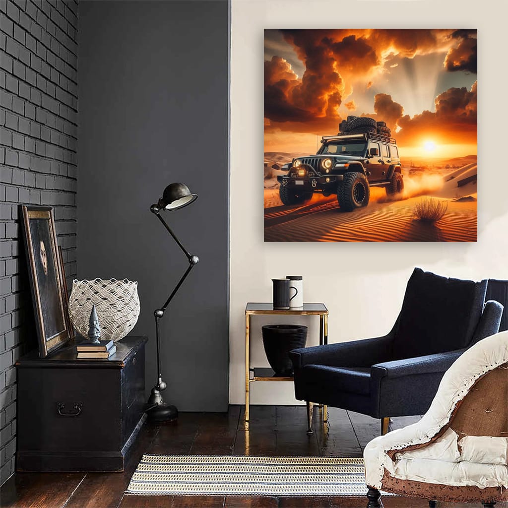 Jeep Wrangler Desert Adventure - Rugged and Ready