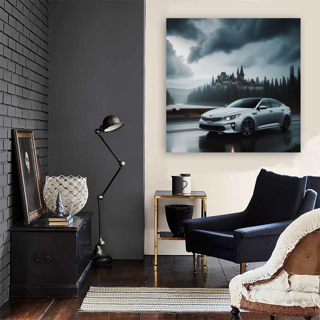 Kia Optima K5 Overcast Weather Stylish Sedan