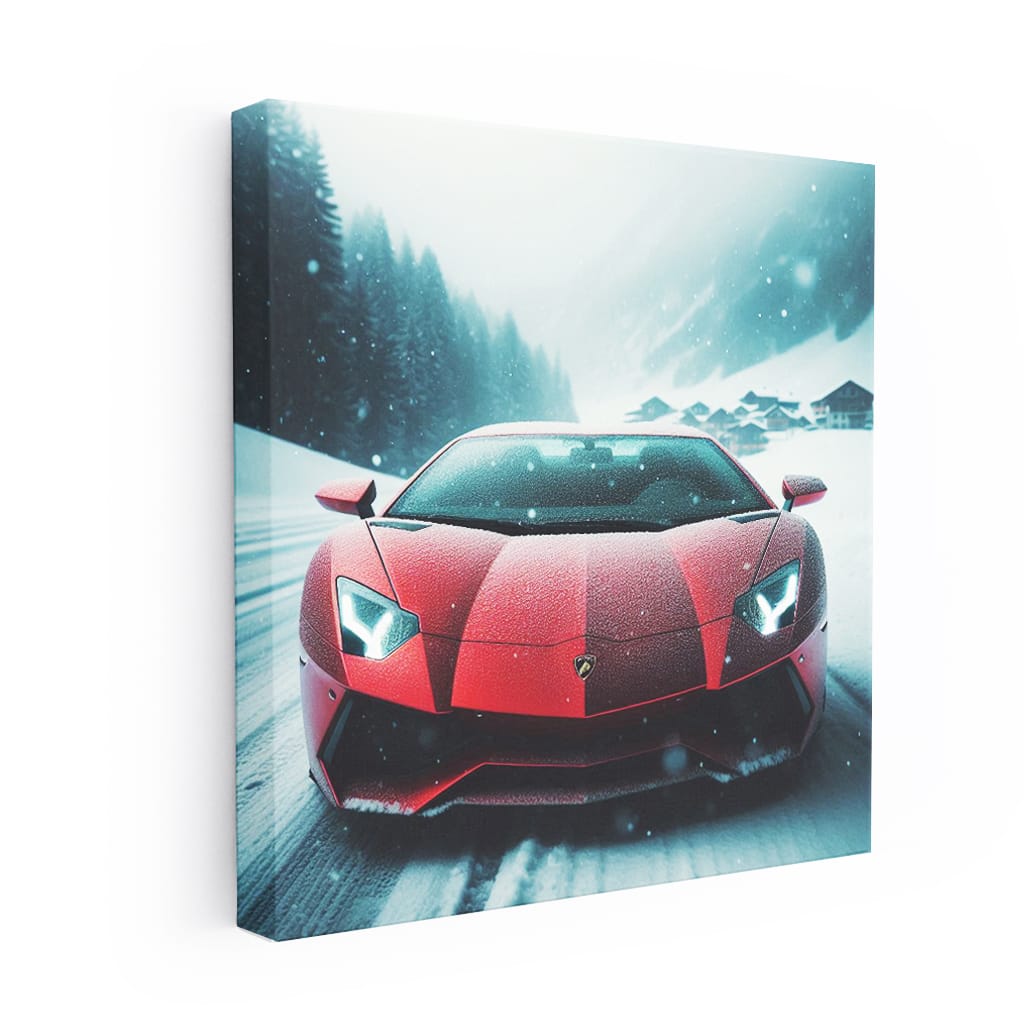 Lamborghini Aventador Winter Adventure - Power and Elegance
