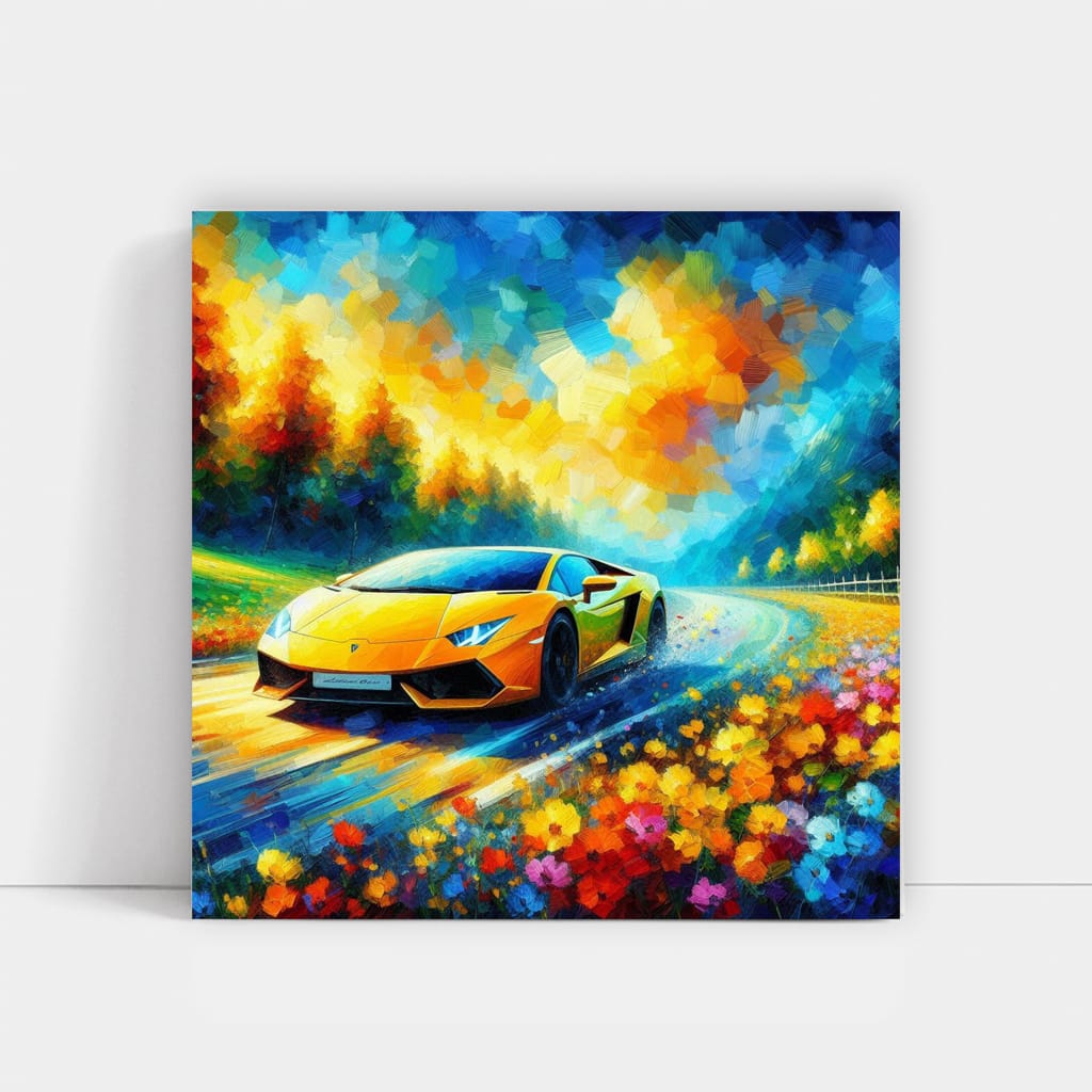 Impressionistic Lamborghini Gallardo: Power Meets Artistry
