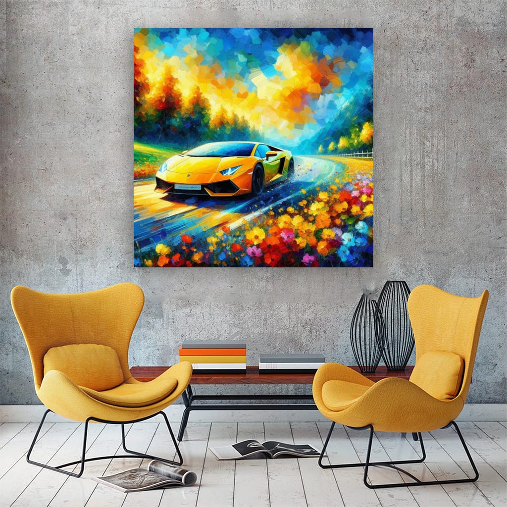 Impressionistic Lamborghini Gallardo: Power Meets Artistry