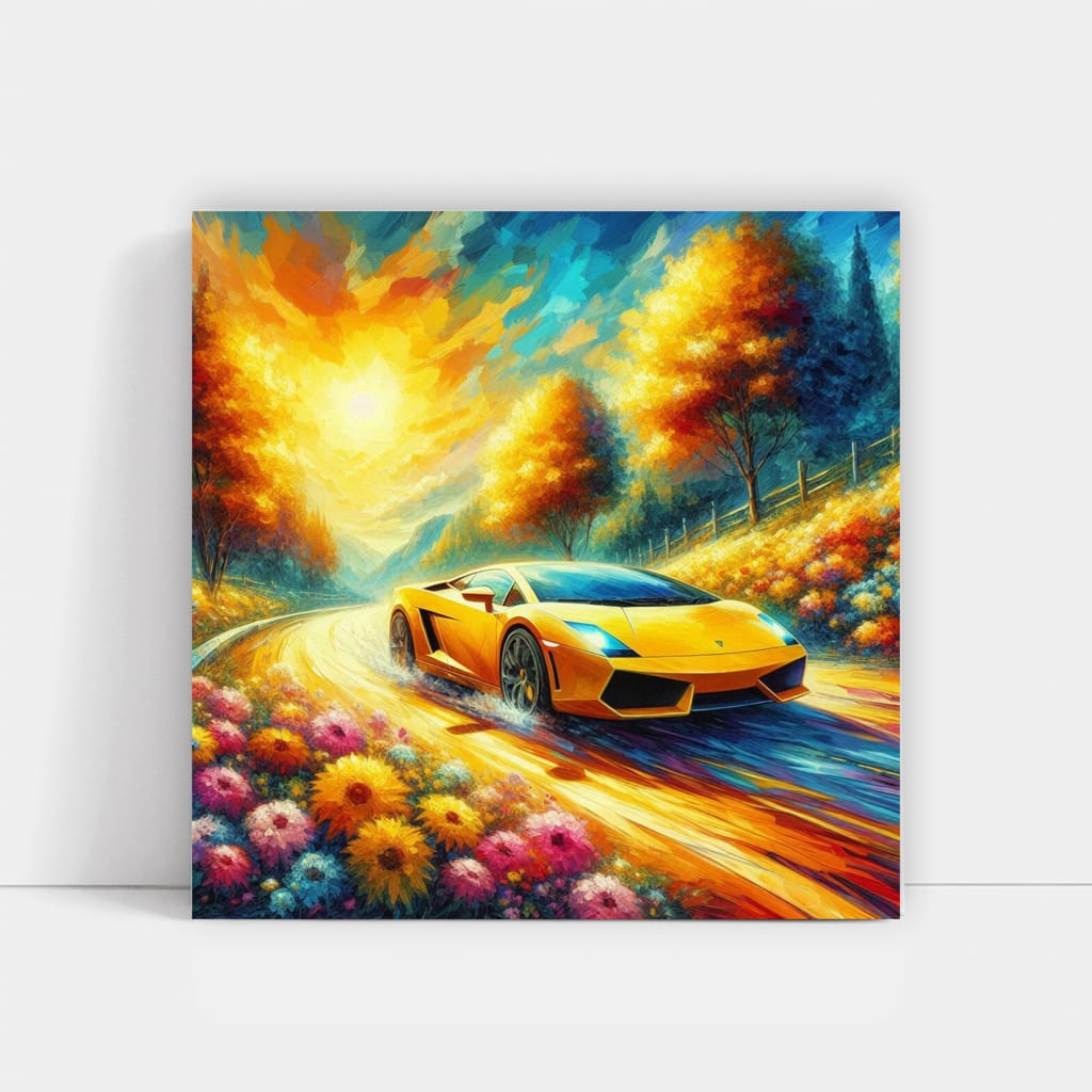 Impressionist Lamborghini Gallardo - Art in Motion